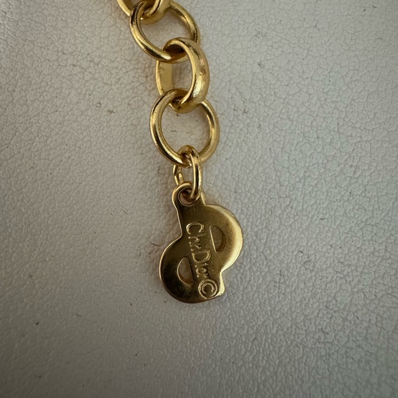 Vintage Christian Dior Pearl Necklace with Gold Accents Circa 1970 - Picture 5 of 15